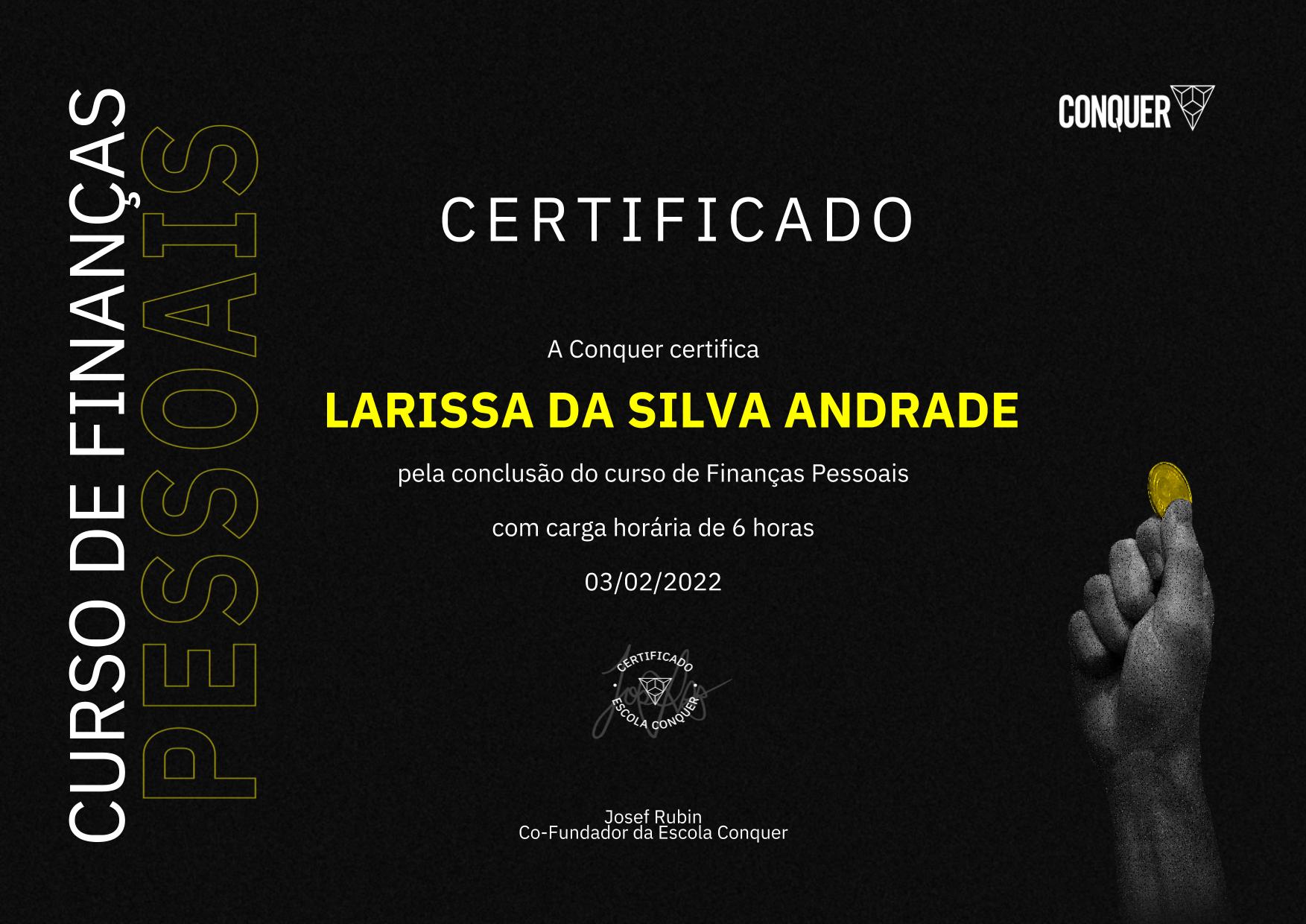 Certificado de Finanças Pessoais